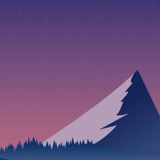 Minimalist mountain phone wallpaper