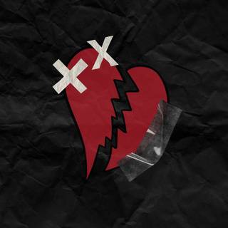 Heart broken iPhone wallpaper
