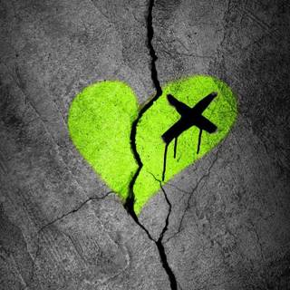 Heart broken iPhone wallpaper