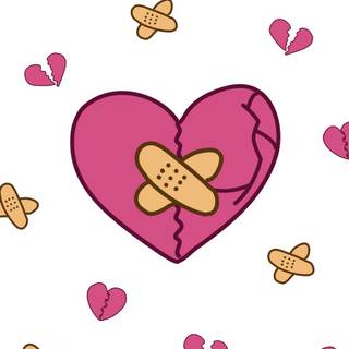 Heart broken iPhone wallpaper