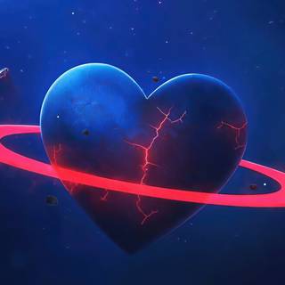 Heart broken iPhone wallpaper