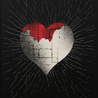 Heart broken iPhone wallpaper