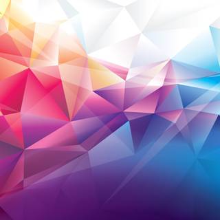 Orange and teal wallpaper