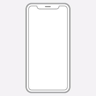 Phone outline wallpaper