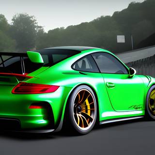 Porsche GT3RS iPhone wallpaper