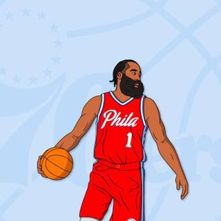 James Harden phone wallpaper