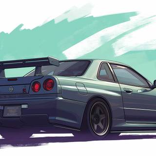 Nissan Skyline R34 wallpaper