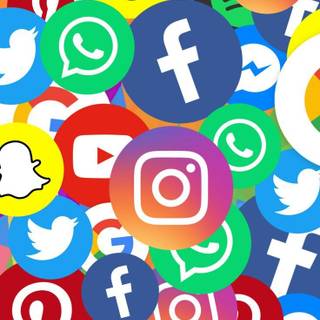 Social media phone wallpaper