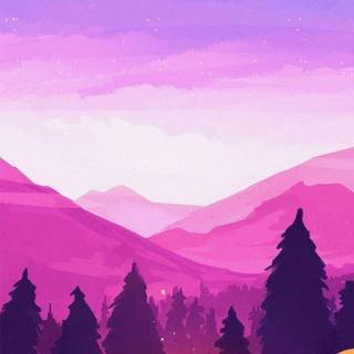 Camping phone wallpaper