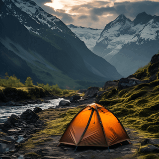 Camping phone wallpaper