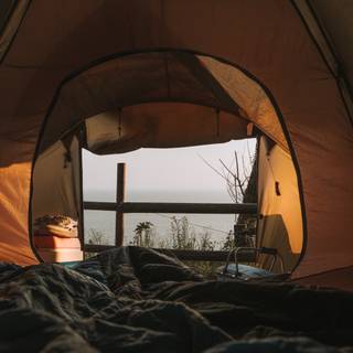 Camping phone wallpaper