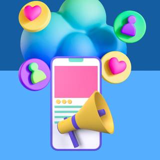 Social media phone wallpaper