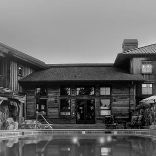 Black house iPhone wallpaper