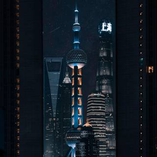 Futuristic city iPhone wallpaper