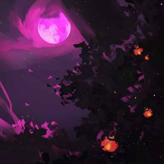 Anime neon iPhone wallpaper