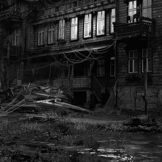 Black house iPhone wallpaper