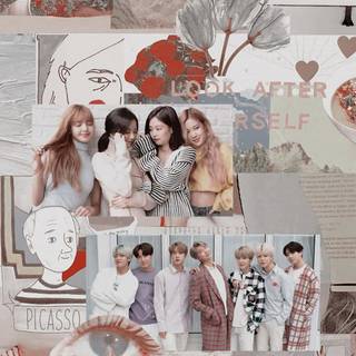 Korean collages wallpaper