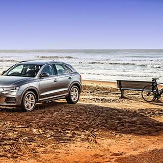 Audi beach wallpaper