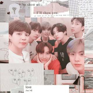 Korean collages wallpaper