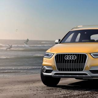 Audi beach wallpaper