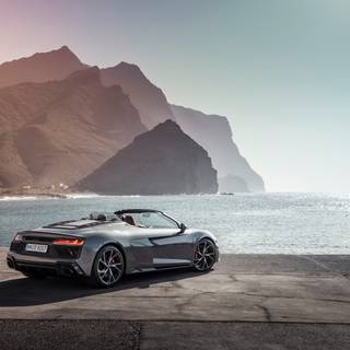 Audi beach wallpaper