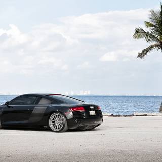 Audi beach wallpaper