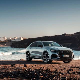 Audi beach wallpaper