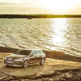 Audi beach wallpaper
