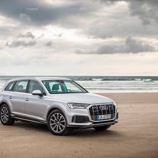 Audi beach wallpaper