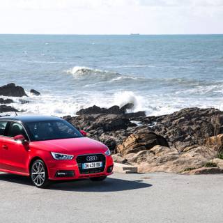 Audi beach wallpaper