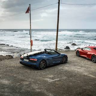 Audi beach wallpaper