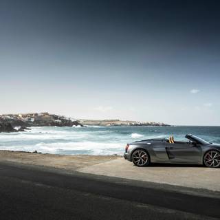 Audi beach wallpaper