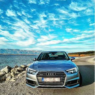 Audi beach wallpaper