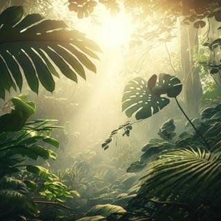 Lush green wallpaper