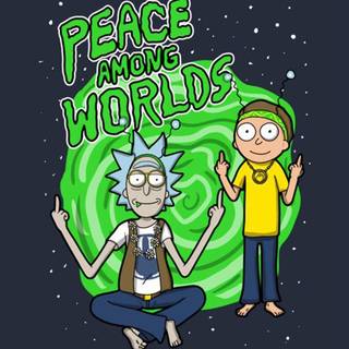 Rick and Morty iPhone 12 wallpaper