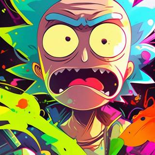 Rick and Morty iPhone 12 wallpaper