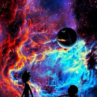 Rick and Morty iPhone 12 wallpaper