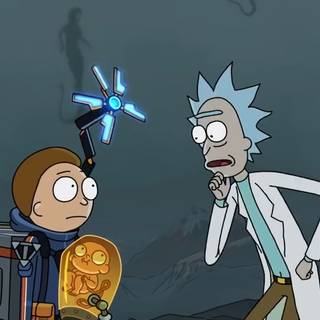 Rick and Morty iPhone 12 wallpaper