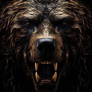 Grizzly bear iPhone wallpaper