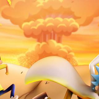 Rick and Morty iPhone 12 wallpaper