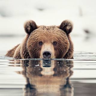 Grizzly bear iPhone wallpaper