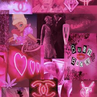 Hot pink iPhone wallpaper