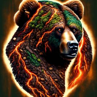 Grizzly bear iPhone wallpaper