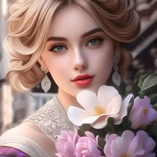 Beautiful girl phone wallpaper