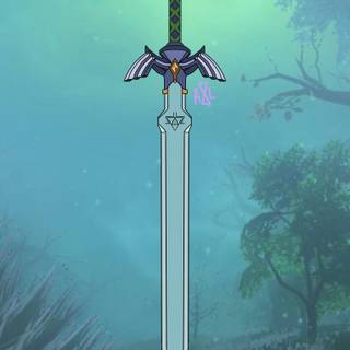 Master sword iPhone wallpaper