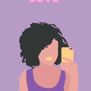 Beautiful girl phone wallpaper