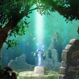 Master sword iPhone wallpaper