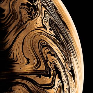 iPhone 12 golden wallpaper