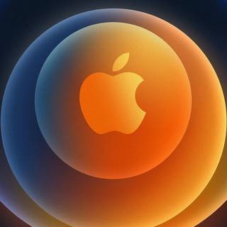 iPhone 12 golden wallpaper