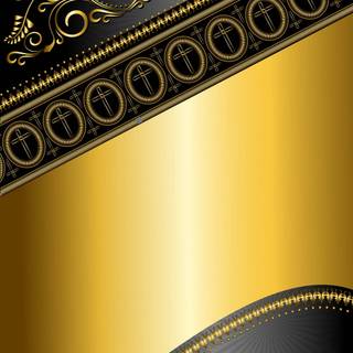 iPhone 12 golden wallpaper